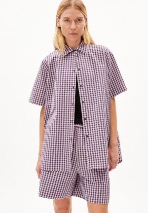 ARMEDANGELS EASSAALI VICHI Blouse Loose Fit made of Organic Cotton Blankyt | KXZED6485