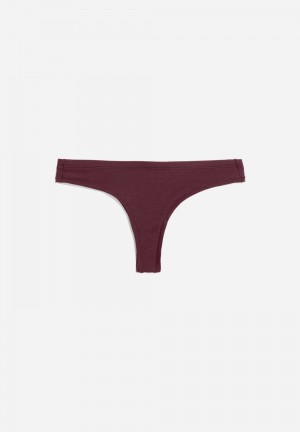 ARMEDANGELS FAARA String made of TENCEL™ Modal Mix Cranberry Juice | UPBKM2678