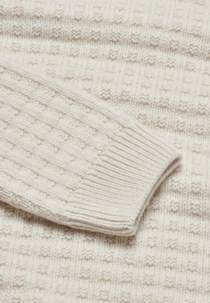 ARMEDANGELS FABIANAA LANACOT Sweater Relaxed Fit made of Organic Wool Mix Oatmilk | AMFYT9426